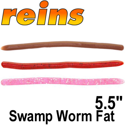 Reins Swamp Worm Fat 5.5"