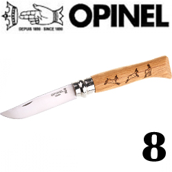 Opinel №8 VRI Animalia Chamois (серна)