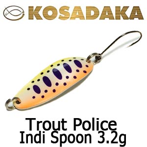 Kosadaka Trout Police Indi Spoon 3.2g.