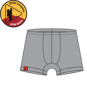 Bask Merino Wool Short Серый