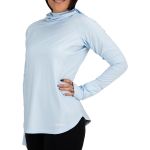 Термофутболка Simms Women's SolarFlex Cooling Hoody, Ice, M