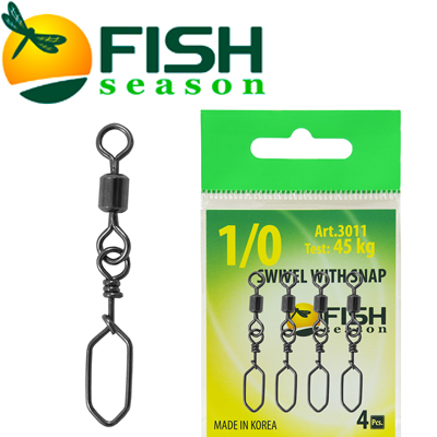 Fish Season Вертлюжок с застежкой Square