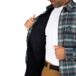 Рубашка Simms Coldweather LS Shirt, Atlantis Steel Plaid, M