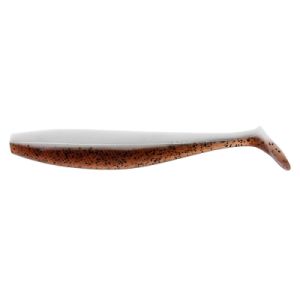 Силиконовая приманка Helios Trofey 5.5"/14см Rusty & White 4шт. (HS-25-005)