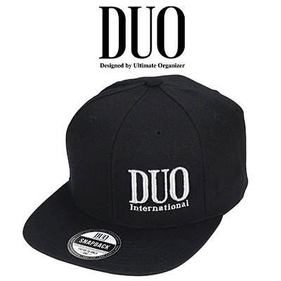 DUO Snapback Cap 18 #Black