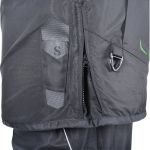 Костюм-поплавок мужской зимний ХСН "Angler prosport", hardguard, черный (зеленые молнии) (50-52/176)