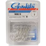 Крючок Gamakatsu Treble Hooks Nickel 13N №02/0
