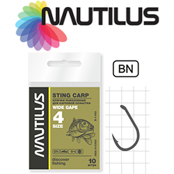Nautilus Sting Carp Wide gape S-1143BN