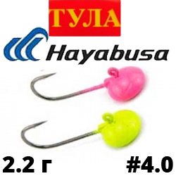 Тула Джиг-таблетка форелевая крючок Hayabusa № 2, № 4