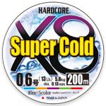 Плетеный шнур Duel PE Hardcore Super Cold X8 200м 5Color # 1.0 (0.17мм) 9.0kg