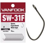 Крючок Vanfook SW-31F Spoon Experthook Wide Gape Medium Wire #8 Fusso Black (4949146040418)