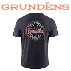 Grundens Dark Seas X Grundens Instinctive SS T-Shirt, Black
