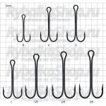 Крючок двойной Mottomo ZX-03XL №1/0 Extra Long (10шт)