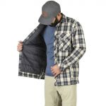 Рубашка Simms Guide Insulated Shacket, Light Khaki Plaid, XL