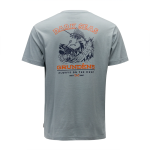 Футболка Grundens Dark Seas X Grundens Battlelines SS T-Shirt, Silver, XL