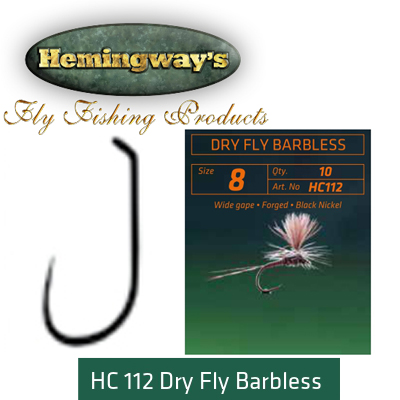 Hemingway's HC 112 Dry Fly Barbless