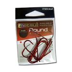 Крючки Metsui Round цвет red, размер № 3, в уп. 12 шт.