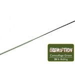Поводок карповый Carpe Diem Disruption 25lb, 20cm, Green Mugga № 6 CM6DI25G