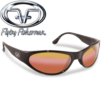 Flying Fisherman 7395BV Mirage Matte Black, Vermillion/Red Mirror