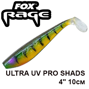Fox Rage Ultra UV Pro Shads 4"/10cm