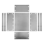 Мангал сборный Helios Light 350x240x350мм, сталь 0,4мм (HS-МC.02-Э)