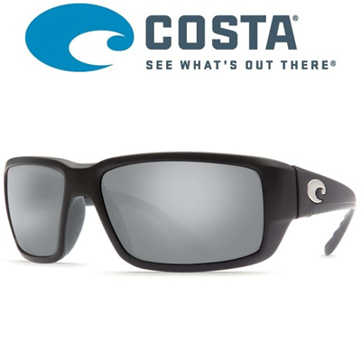 Costa Fantail 580P Matte Black/Gray Silver Mirror 580P