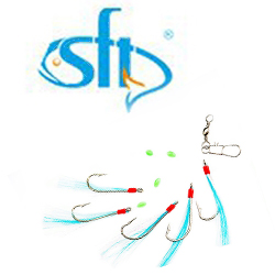 Монтаж SFT 5 перьев синий
