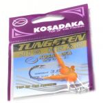 Джиг-головка вольфрам Оранжевый 5.3г, №2/0, 2шт (Kosadaka) J-W-orange-5.3-2/0