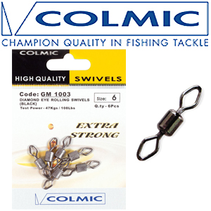 Colmic Dimond Eye Rolling Swivels