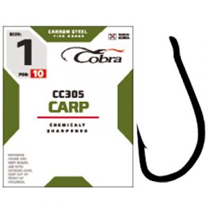 Крючки Cobra CARP сер. CC305 разм. 004 10шт.