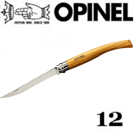 Opinel №12 VRI Folding Slim Olivewood
