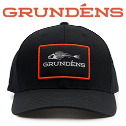 Grundens Fish Bones Trucker 312, Black/Charchoal
