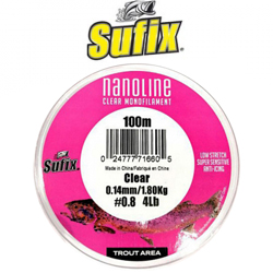 Sufix Nanoline Trout 100м прозрачная