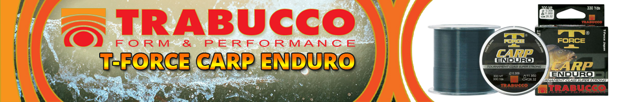 Trabucco T-Force Carp Enduro, Dark Green Grey 300m