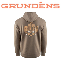 Grundens Displacement DWR Hoodie, Anchor Otter Heather