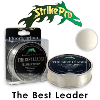 Strike Pro Fluorocarbon The Best Leader 30m светло-зелёный
