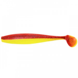 Силиконовая приманка Helios Trofey 5.5"/14см Red Lemon 4шт. (HS-25-050)