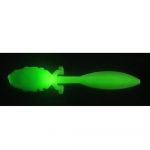 Силиконовая приманка Zombie Tadpole (Головастик) цвет зелёный шартрез (chartreuse) UV, glow, slow sinking