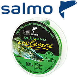 Salmo Diamond Exelence Fluoro Coated Green 100m