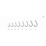 Крючок Sasame OYGUI D/Black №8