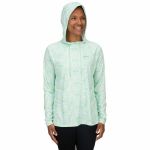 Термофутболка Simms Women's Solarflex Hoody - Print, Melon Schoolies, S