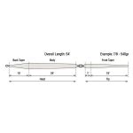 Шнур нахлыстовый Rio Unispey Line 6/7f цв. Lt. Gray/Black Load Point