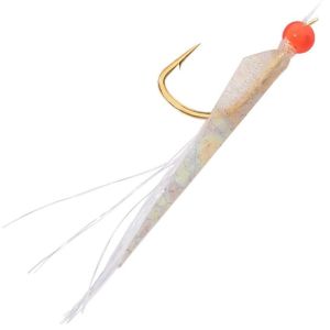 Сабики BKK Micro Flash - NFA-01 (Natural fish skin + Red resin + Bottom Loop-Fluorocarbon) (A-BX-0012)