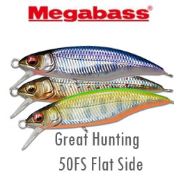 Megabass Great Hunting 50FS Flat Side