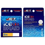 Плетёный шнур Jig It x Tokuryo Ice Braid X8 Blue 50m PE 1.5