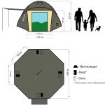 Шатёр-автомат Maverick Cosmos 400 Solar Control под съемную панель для трубы
