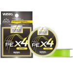 Плетеный шнур Varivas Super Trout Area PE x4 [neo Yellow] 75m #0.2 (6.5lb) (4513498128003)