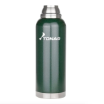 Термос Tonar (HS.TM-058-G) 1200ML с ситечком зеленый (2 крышки-кружки)