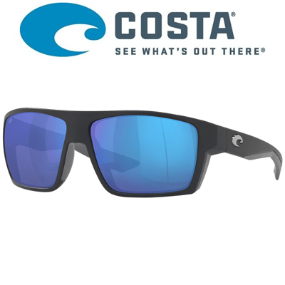 Costa Bloke 580GLS Matte Black Matte Gray/Blue Mirror