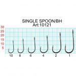 Крючок Fish Season Single Spoon Baitholder с большим ухом №8, покрытие BN (7 шт)